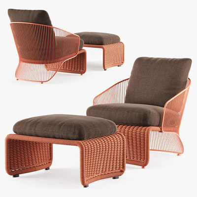 MINOTTI COLETTE outdoor armchair — Ver 1