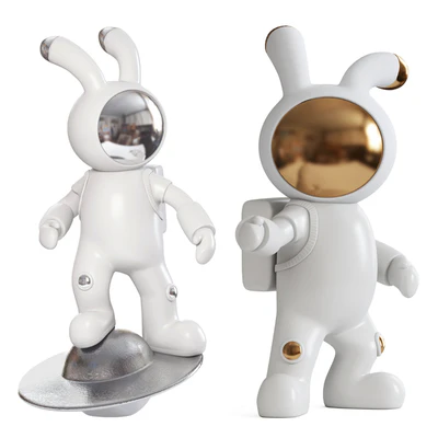 Space Rabbit sculpture — Вид 1