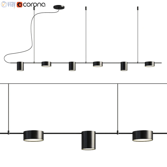Linear Suspension Chandelier Collection 02 — Descargar