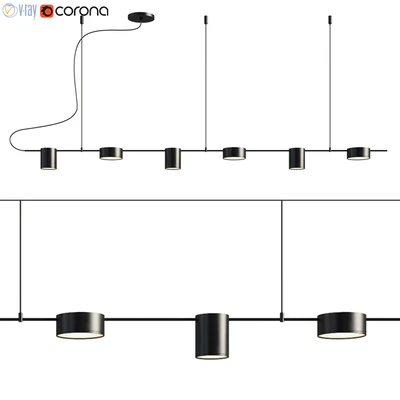 Linear Suspension Chandelier Collection 02 — Ver 3