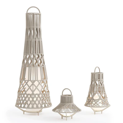 Outdoor Garden Wicker Floor Lamp Talenti — Вид 4