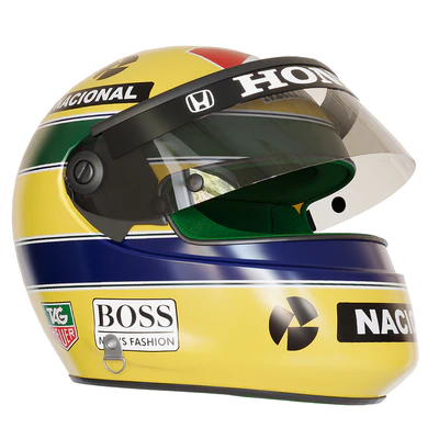 Formula 1 driver Ayrton Senna helmet 1988 — descargar