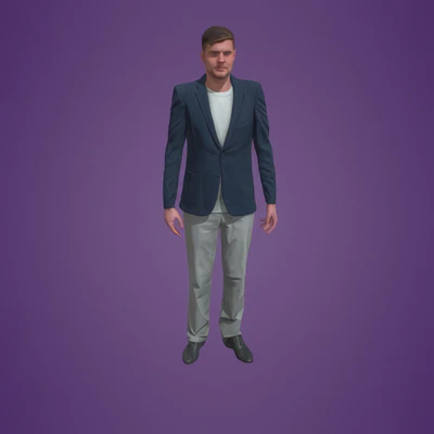 animated man walking around 5672-sm2 — скачать