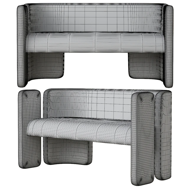 Kelly Wearstler Fairfax Settee — Скачать
