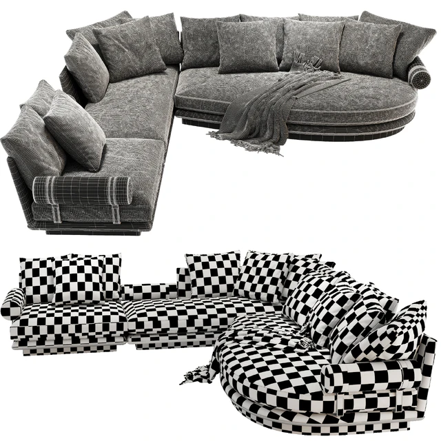 B & B Noonu corner sofa — Download