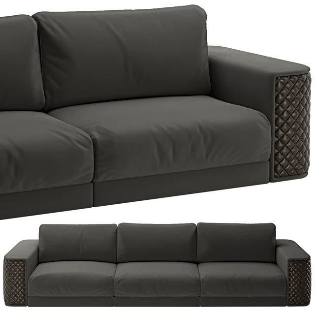 Alexandra Collection Master Sofa Fabric & Leather — Descargar