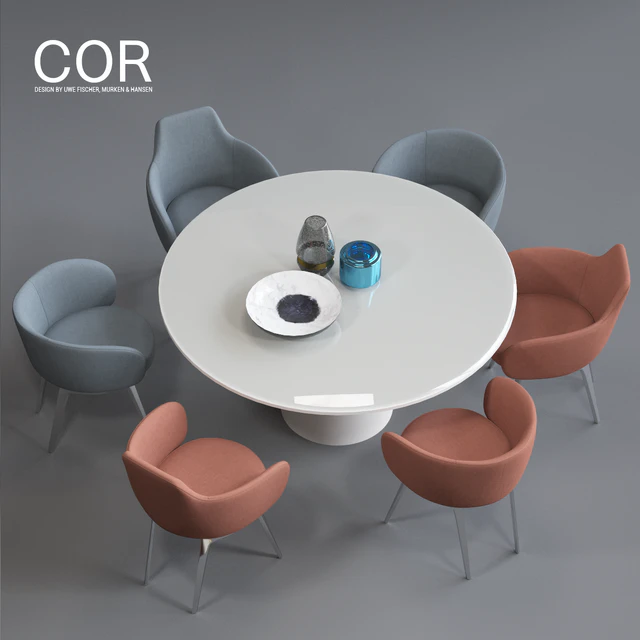 COR Roc chair and Conic Table — Скачать