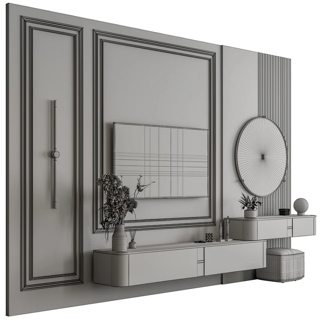 TV Wall Black and White - Set 124 — Скачать