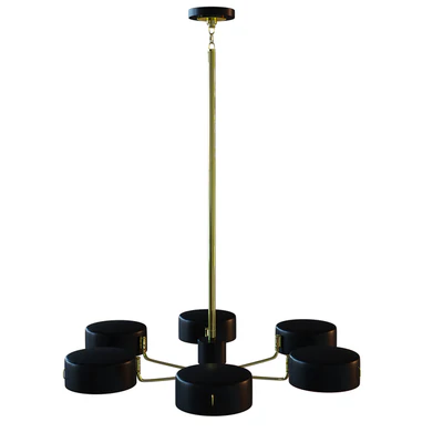 SIX LIGHT CHANDELIER — Ver 3