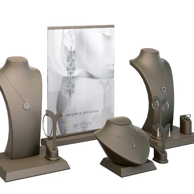 Jewelry showcase for a store. Jewelry stand. Display — Ver 6