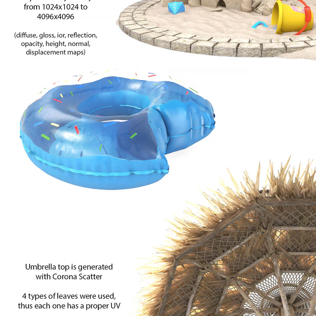 Summer Beach and Pool Set — Descargar