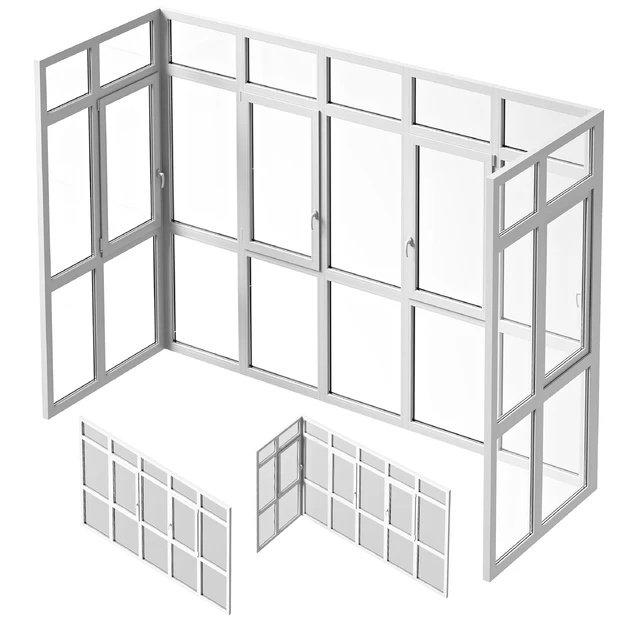 Balcony panoramic glazing — Descargar