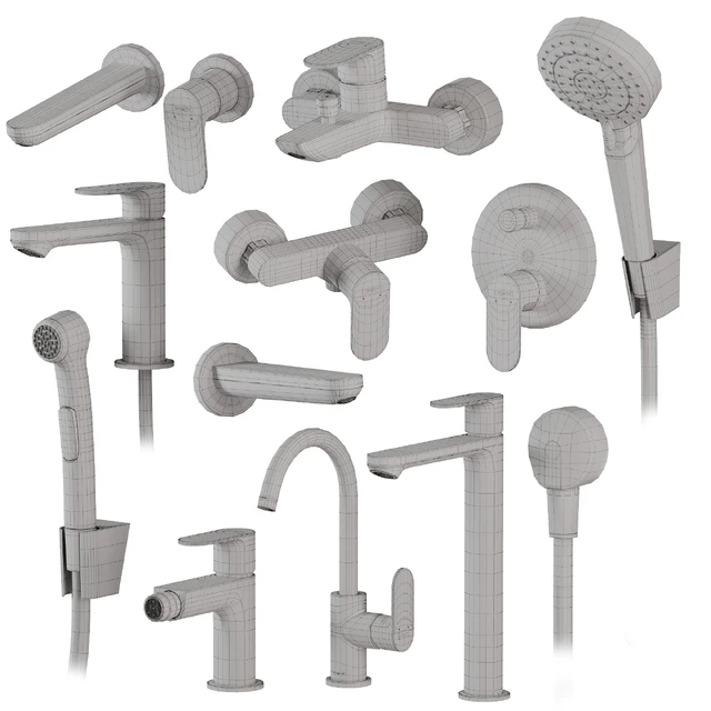 Hansgrohe Rebris S Faucets and showers set — Скачать