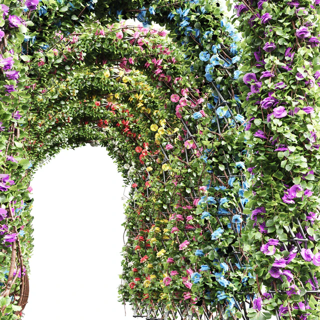 Plant High Detail Climbing Roses Garden Bow02 Grow — Скачать