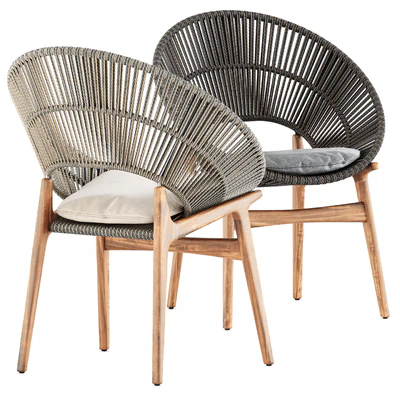Bora dining chairs by Gloster — Вид 5