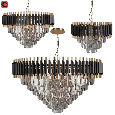 Hanging chandelier Natali Kovaltseva DARIAN — View 1