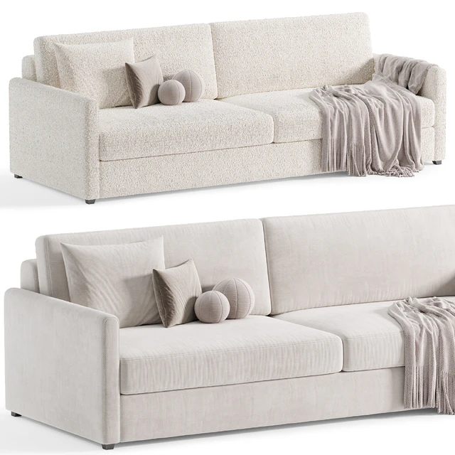 MALEA COGNAC BROWN VELVET SOFA By CB2 — Descargar