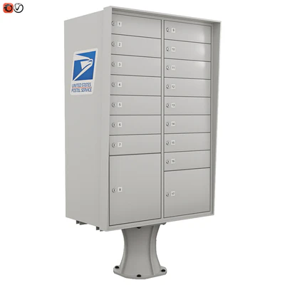 Floor mailbox USPS — Ver 1