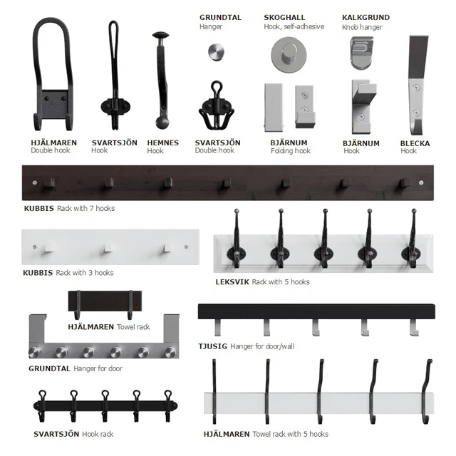 IKEA hooks and hangers — Скачать