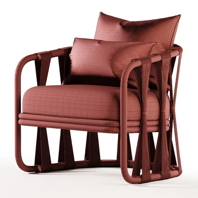 Palecek Strings Attached Lounge Chair — Ver 4