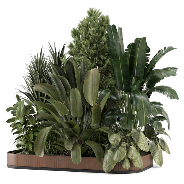 Outdoor Garden Set Bush and Tree 2615 — Descargar