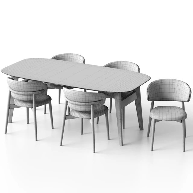 Oleandro chair and Abrey table by Calligaris — Descargar