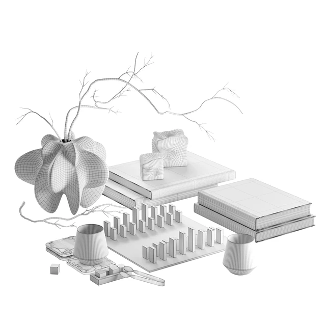 Decorative set Black Chess — Descargar