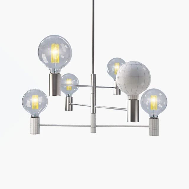 Ceiling fixture, model Capital, from the company Markslojd, Sweden. — Descargar