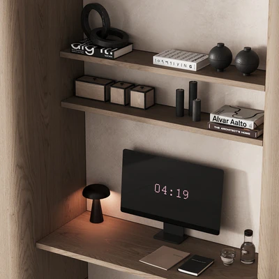 218 office furniture 05 workplace 01 minimal scandi 4 options — Ver 6