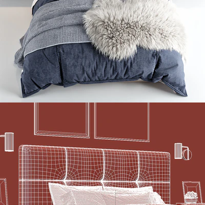RH Logan platform bed — Вид 3