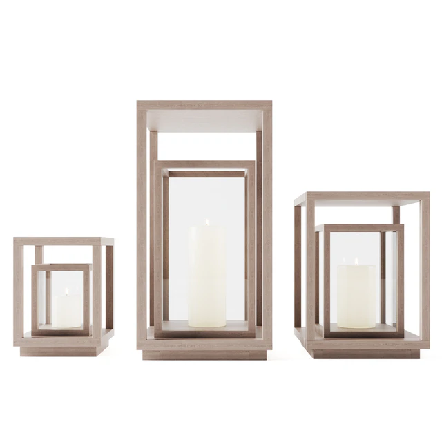 Rh Ventana Teak Lantern — Скачать