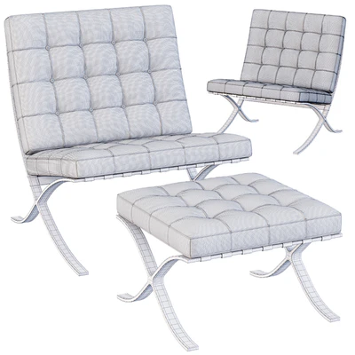 Barcelona chair — Ver 3