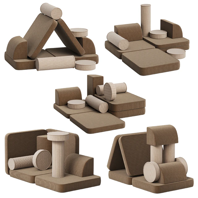 Children's Play Sofa Transformer Settee by Wigiwama — Descargar