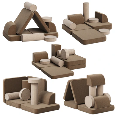 Children's Play Sofa Transformer Settee by Wigiwama — Ver 6