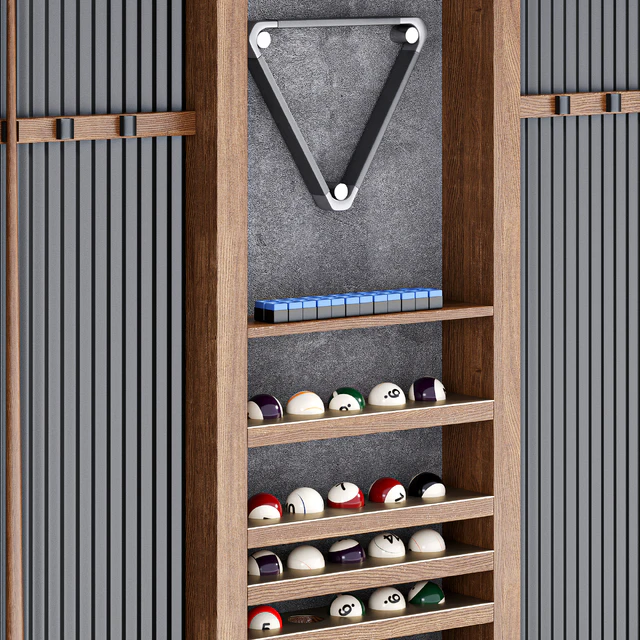 Billiard Wall Rack — Descargar