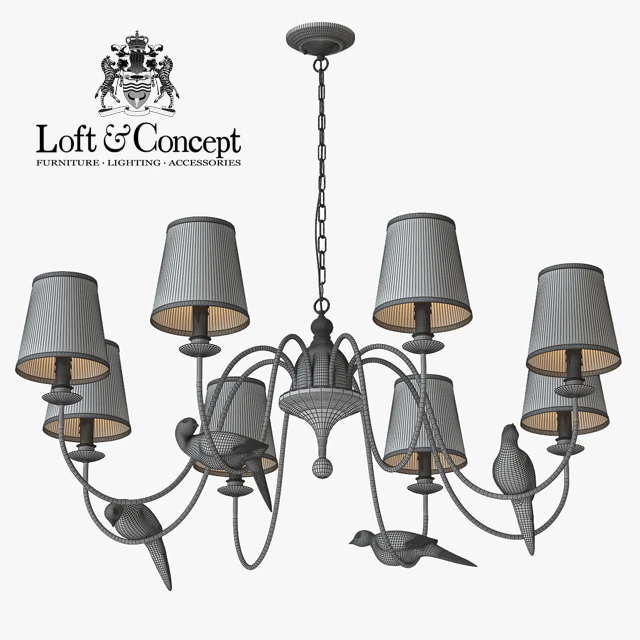 Suspension Norman Bird Chandelier 8 — Descargar