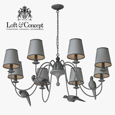 Suspension Norman Bird Chandelier 8 — Ver 3