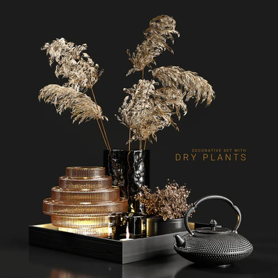 Decorative set with dry plants 3 — Вид 1