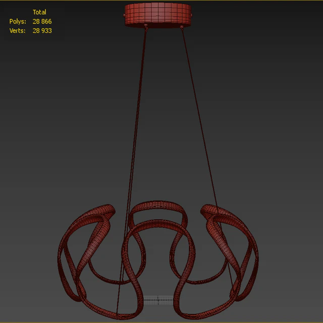 Homary Rola Gold LED Unique Geometric Chandelier Haning Pendant Light — Descargar