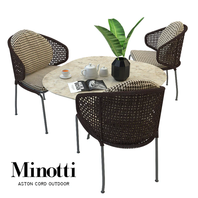 Aston cord outdoor and table claydon Minotti LT — Descargar