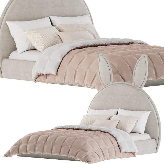 Baby bed with ears — Descargar