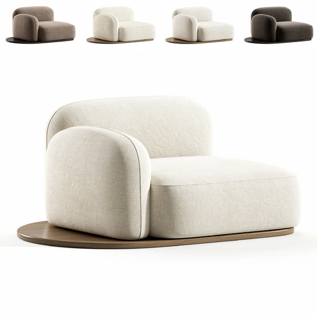 Faial One Armed Lounge Chair — Скачать