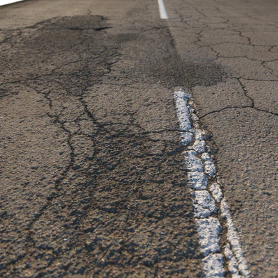 Old asphalt road - 35 meters — Ver 6