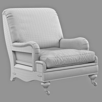 RH Deconstructed English Roll Armchair — Вид 3