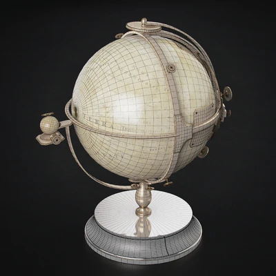 Lunar globe ART Auctor — Ver 2