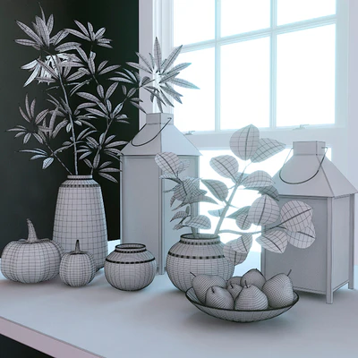 Autumn decorative set Crate &amp; Barrel — Ver 3