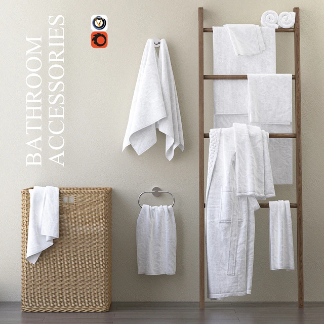 A set of towels for the bathroom m30 — Descargar