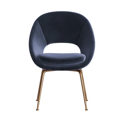 Orb Velvet Dining Chair Westelm — Ver 3