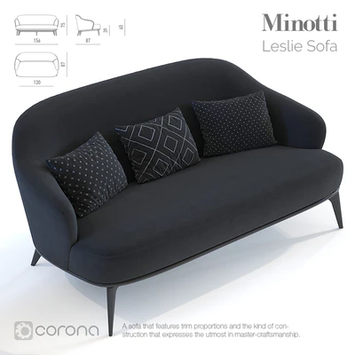 Minotti Leslie Sofa — Ver 1