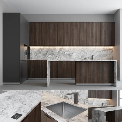 Porto Grey Kitchen — Вид 1